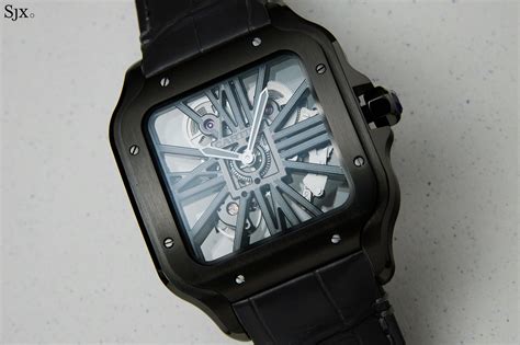 cartier black box|black cartier skeleton.